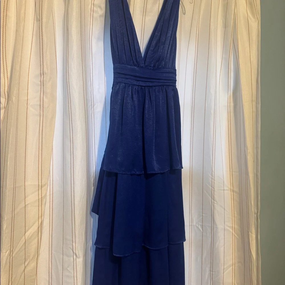 Lulus royal blue tiered dress - Picture 5 of 6